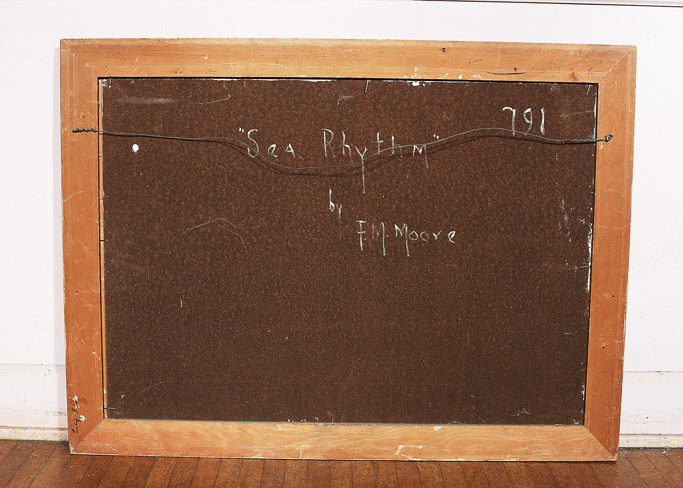 F.M. Moore Signed Original Oil Painting "Sea Rhythm"