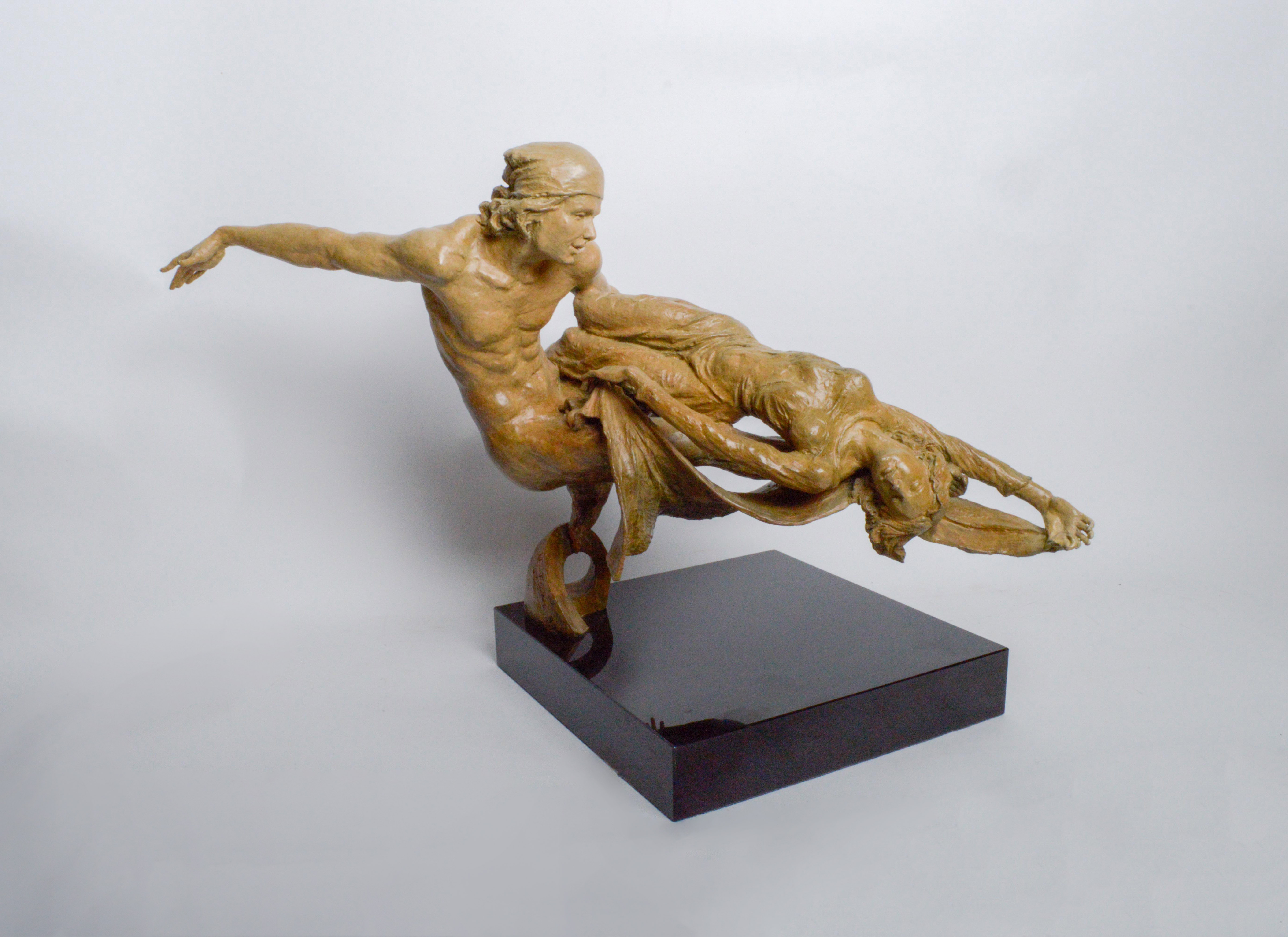 Tuan Nguyen Bronze Sculpture "Rendezvous Heroic"