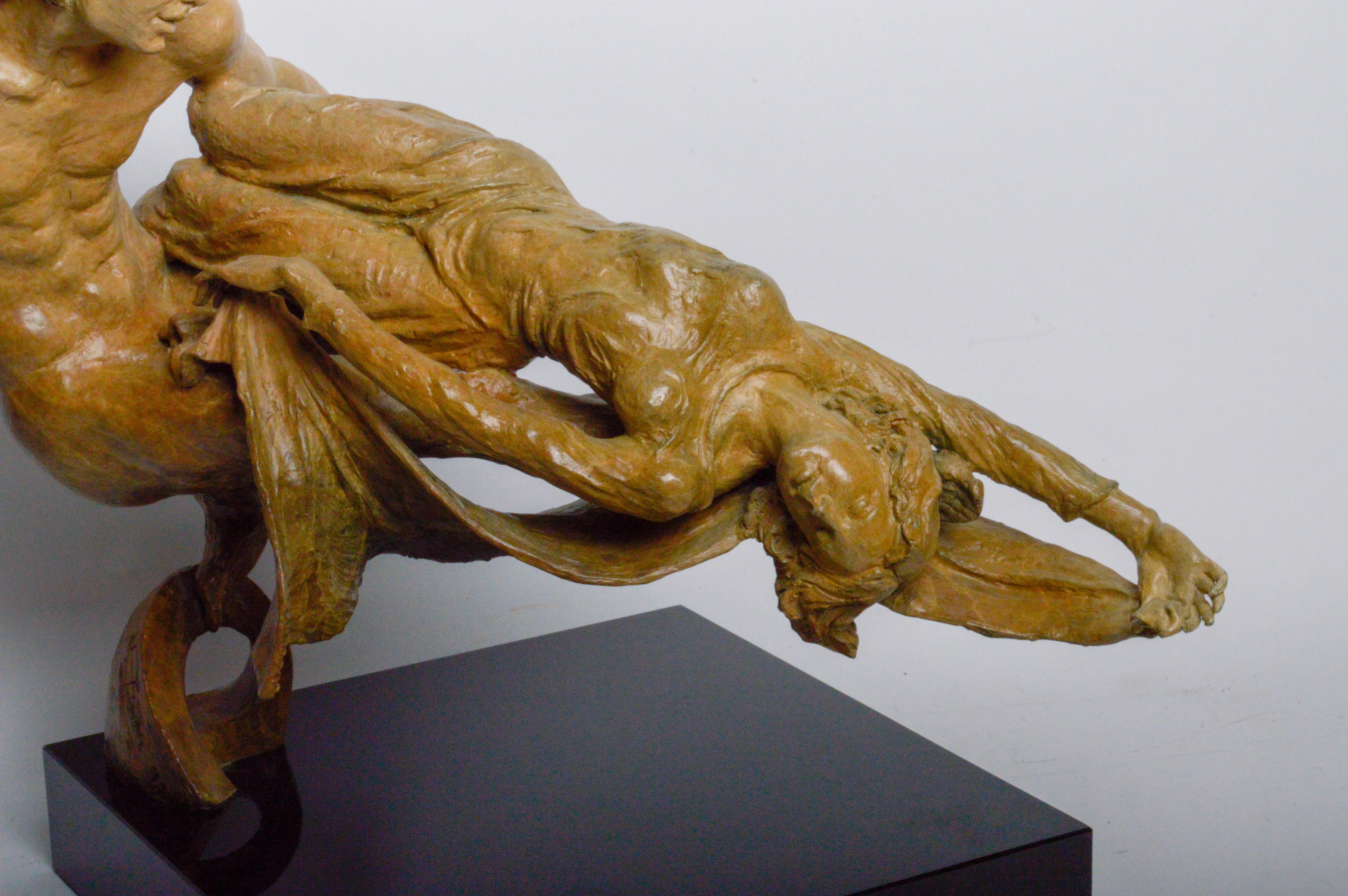 Tuan Nguyen Bronze Sculpture "Rendezvous Heroic"