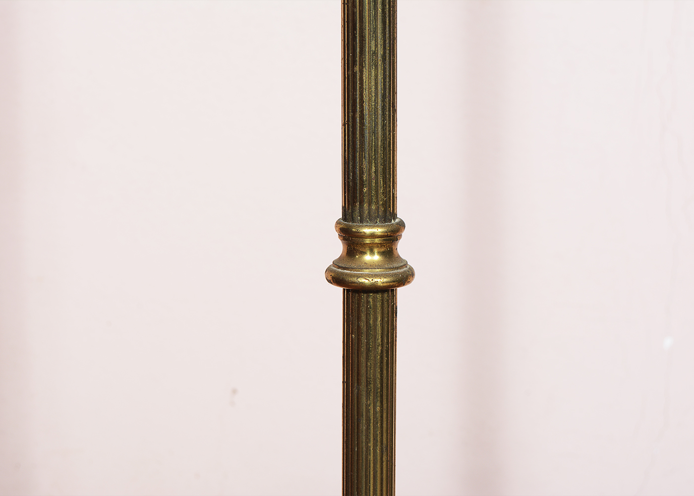 Brass Tone Swing Arm Floor Lamp