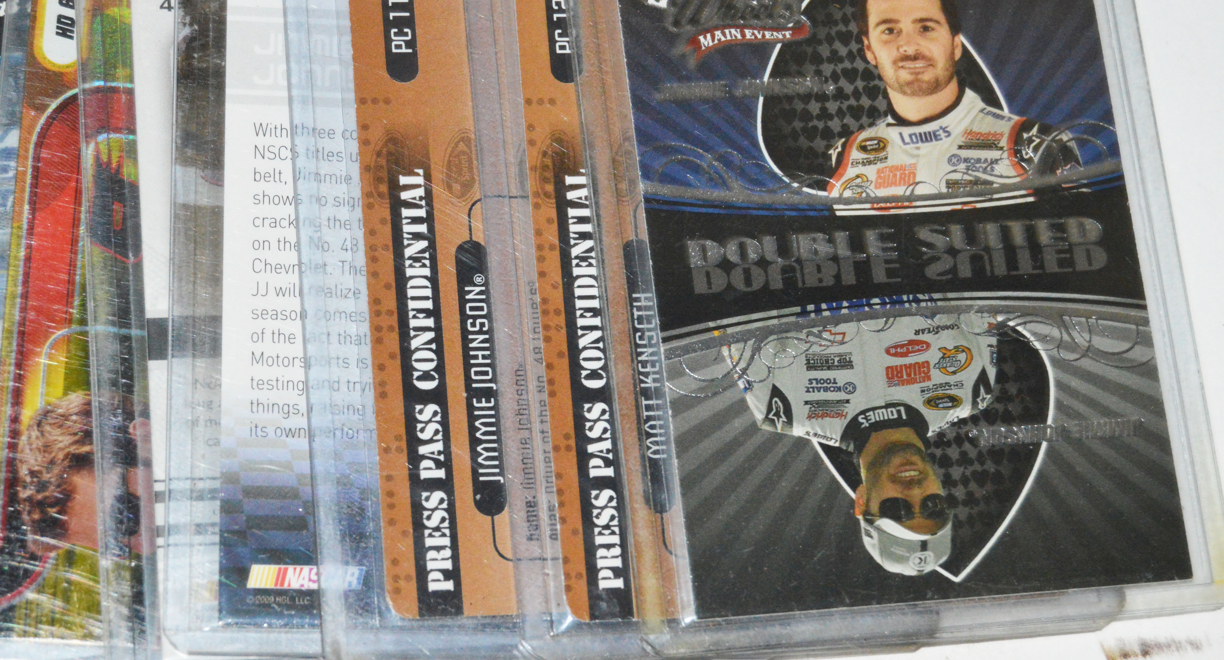 Collection of Racing Trading Cards