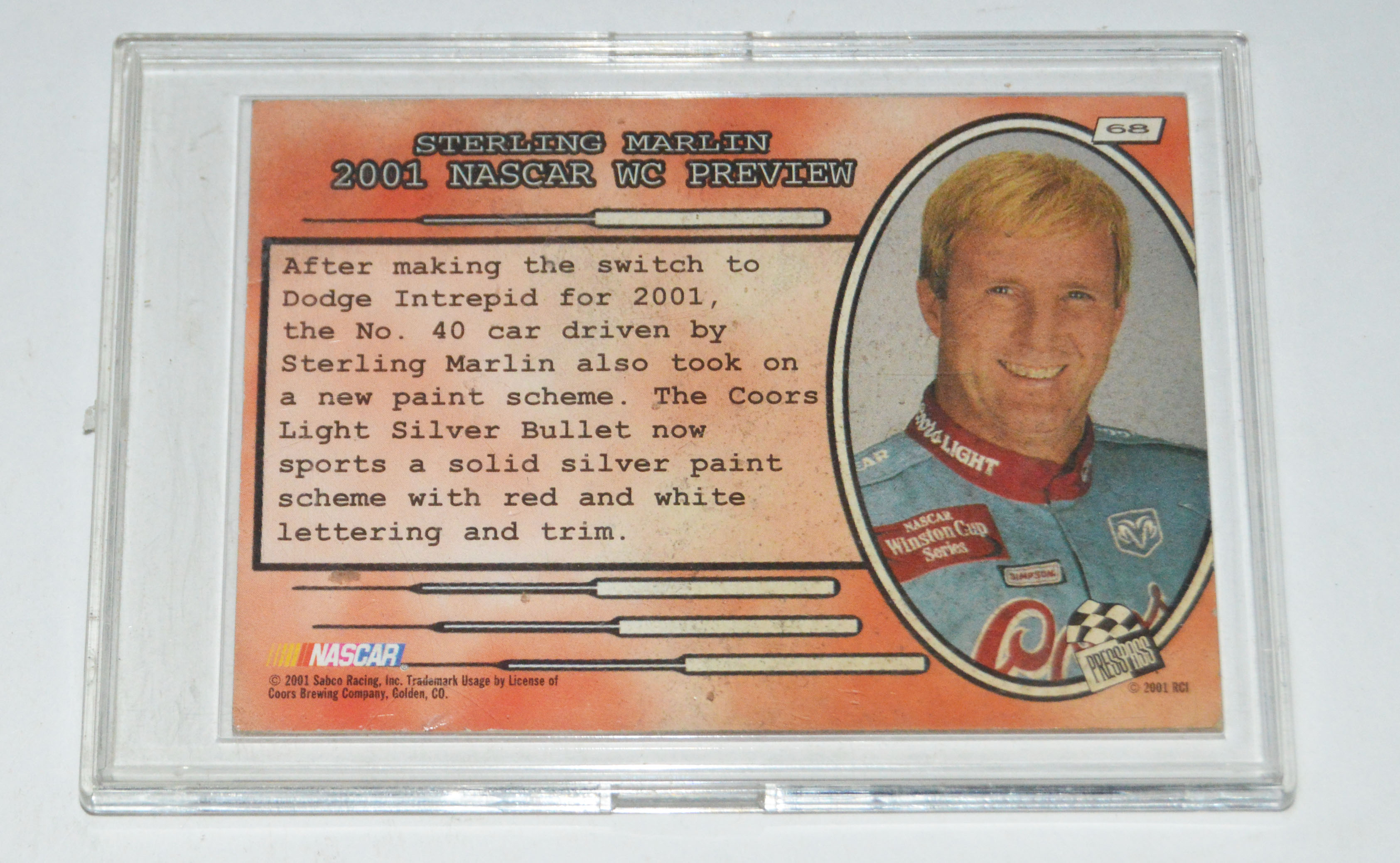 Collection of Racing Trading Cards