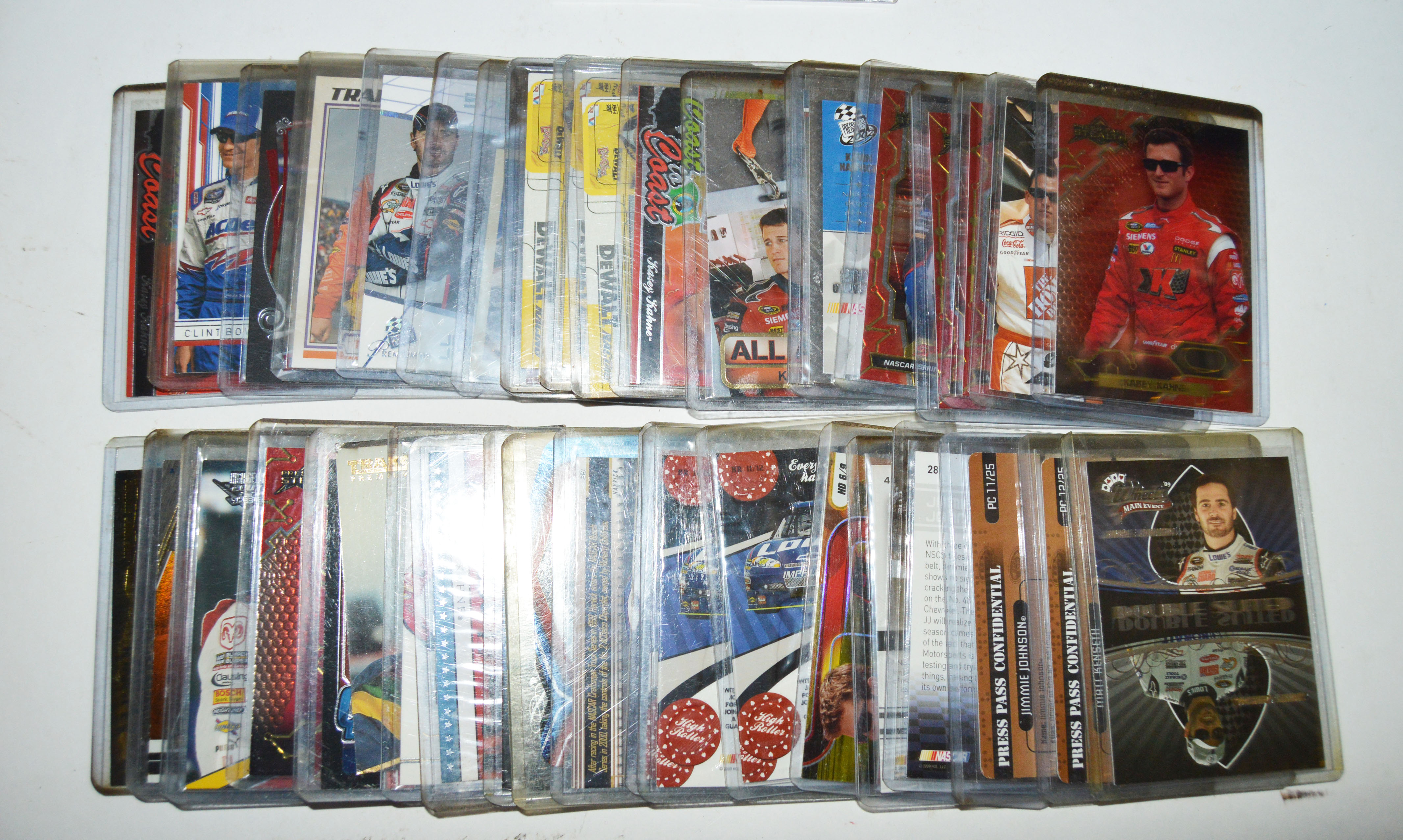 Collection of Racing Trading Cards
