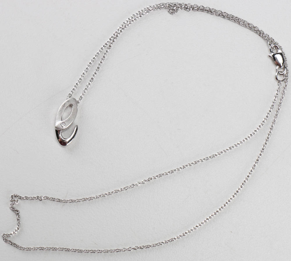 Sterling Silver Charm Bracelet and Pendant Necklace