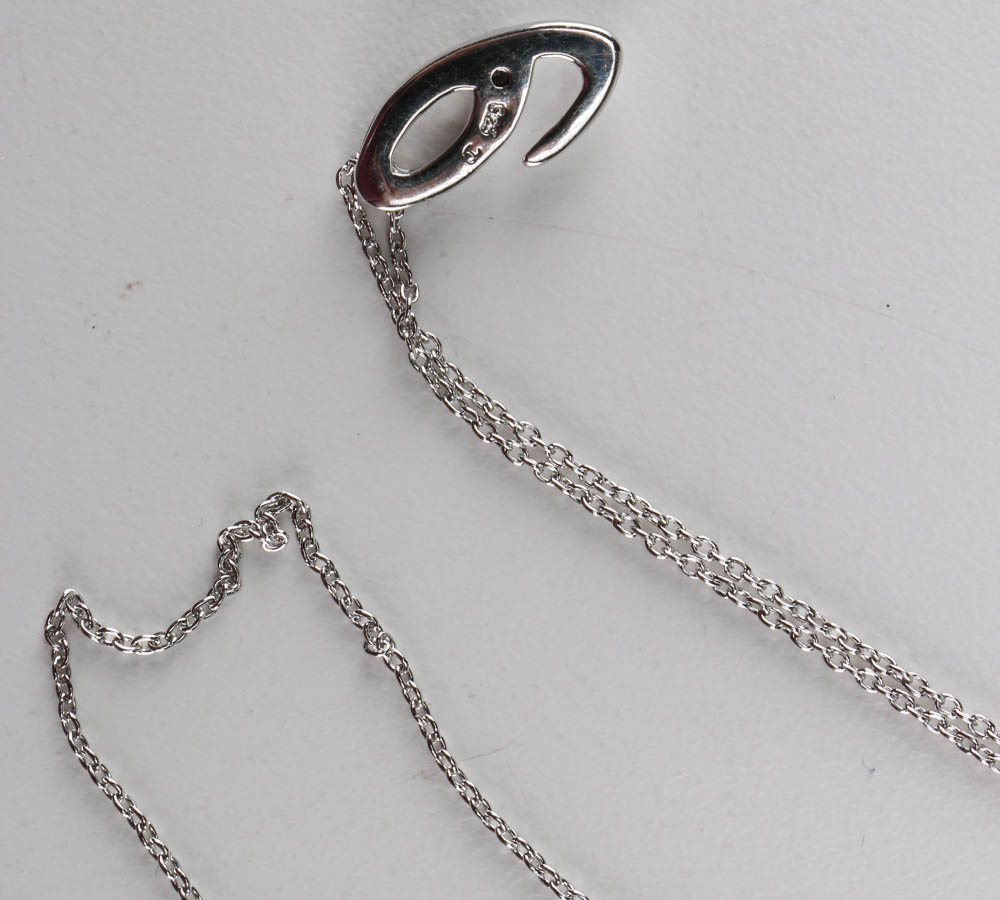 Sterling Silver Charm Bracelet and Pendant Necklace