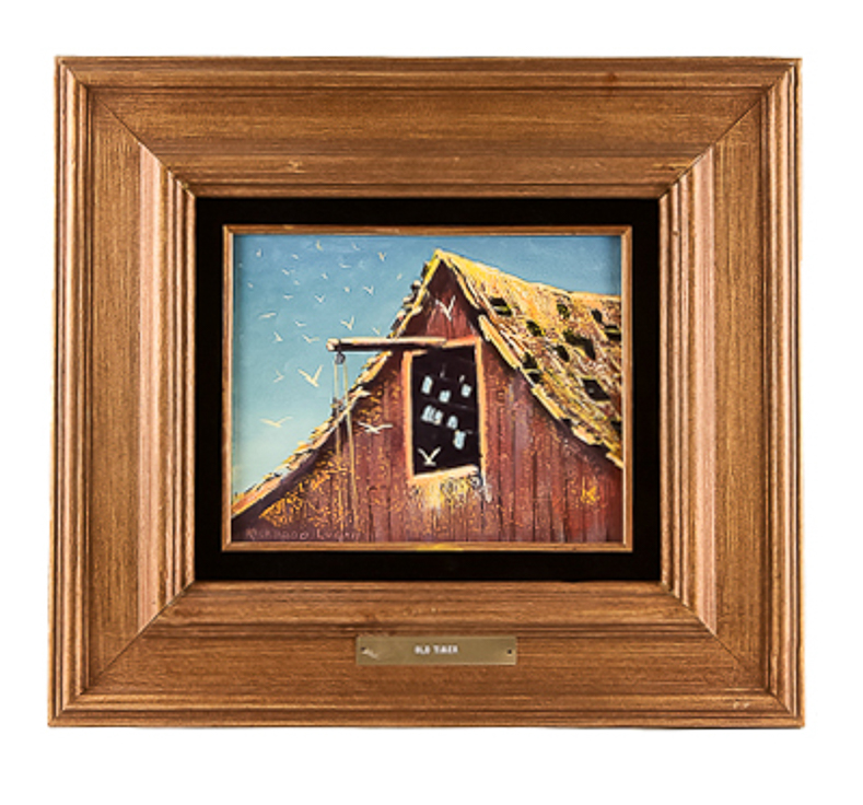 Roland "Kickapoo" Logan Oil Painting on Board