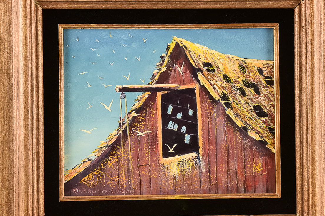 Roland "Kickapoo" Logan Oil Painting on Board