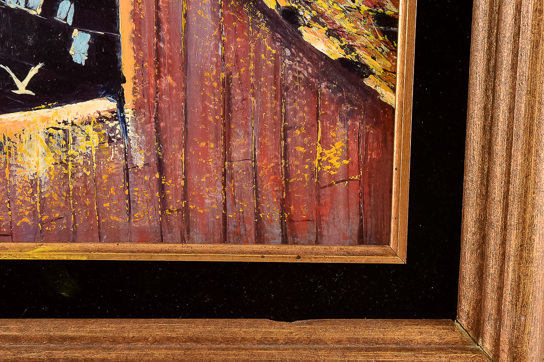 Roland "Kickapoo" Logan Oil Painting on Board