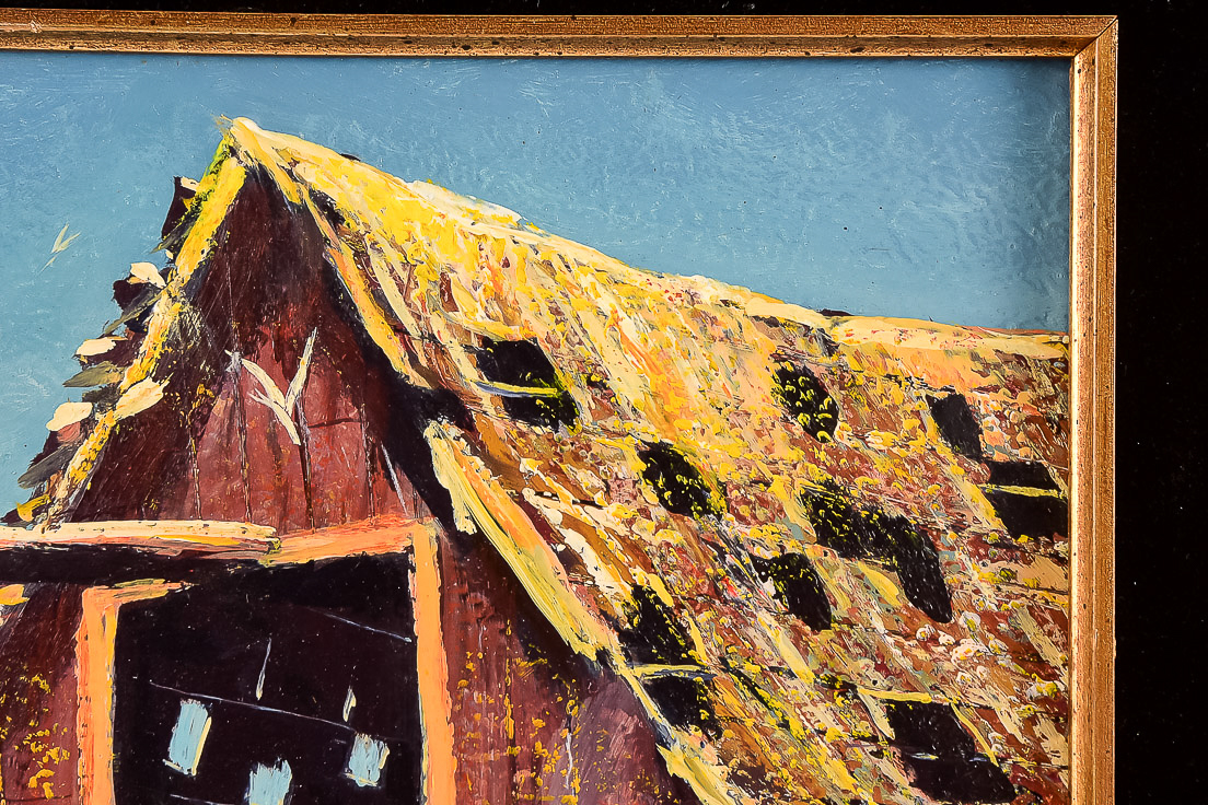 Roland "Kickapoo" Logan Oil Painting on Board