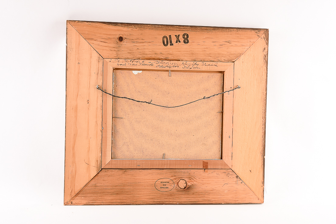 Roland "Kickapoo" Logan Oil Painting on Board