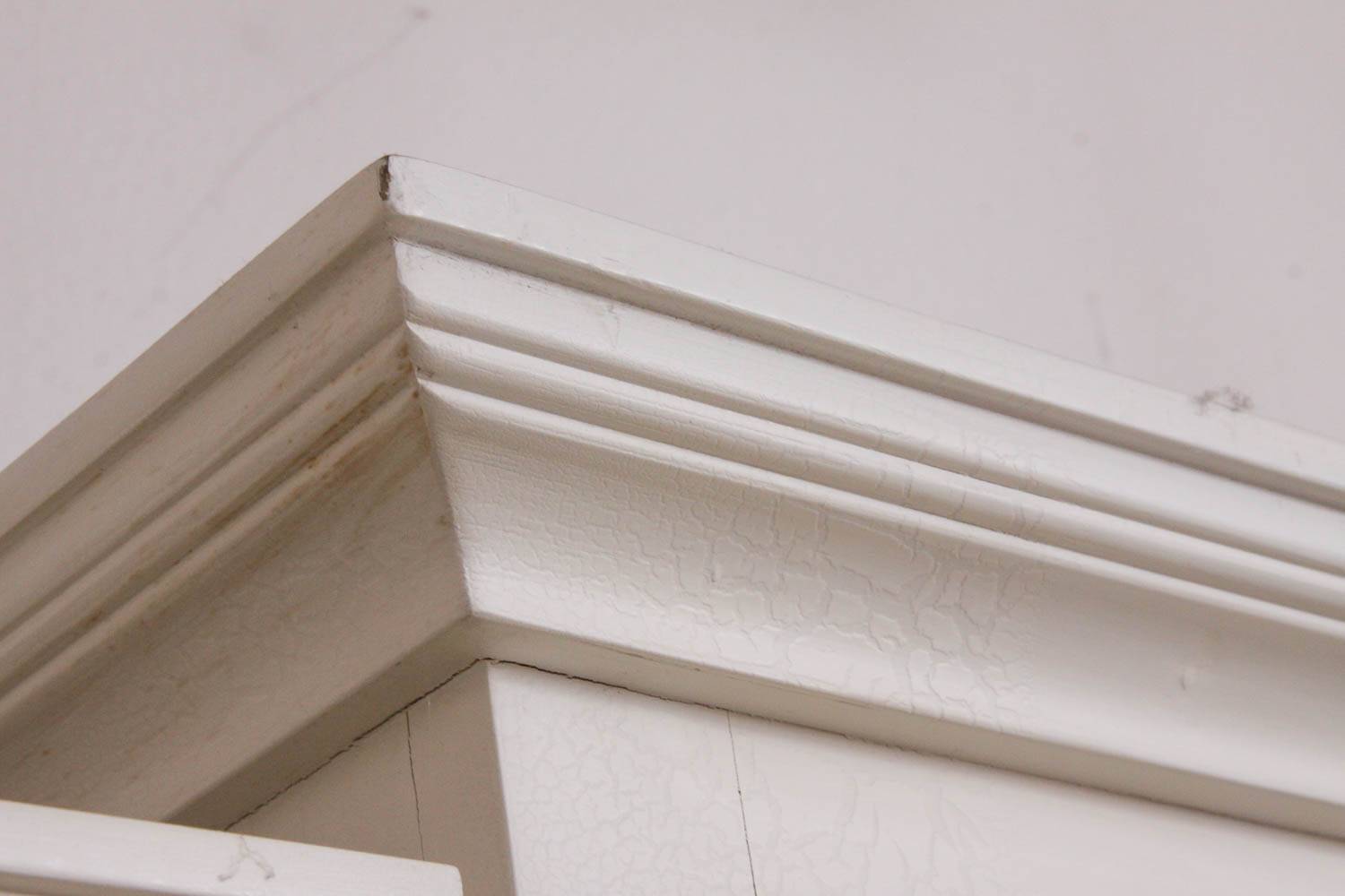 Three-Piece Painted Wood Bookcase