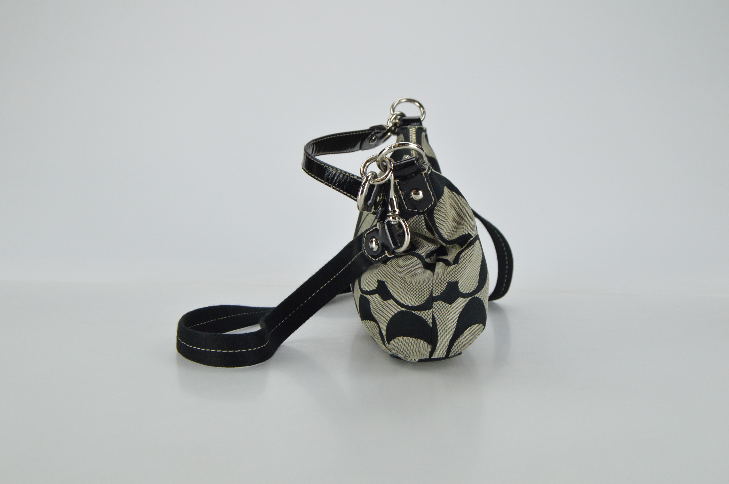 Coach Signature Stripe Demi Bag