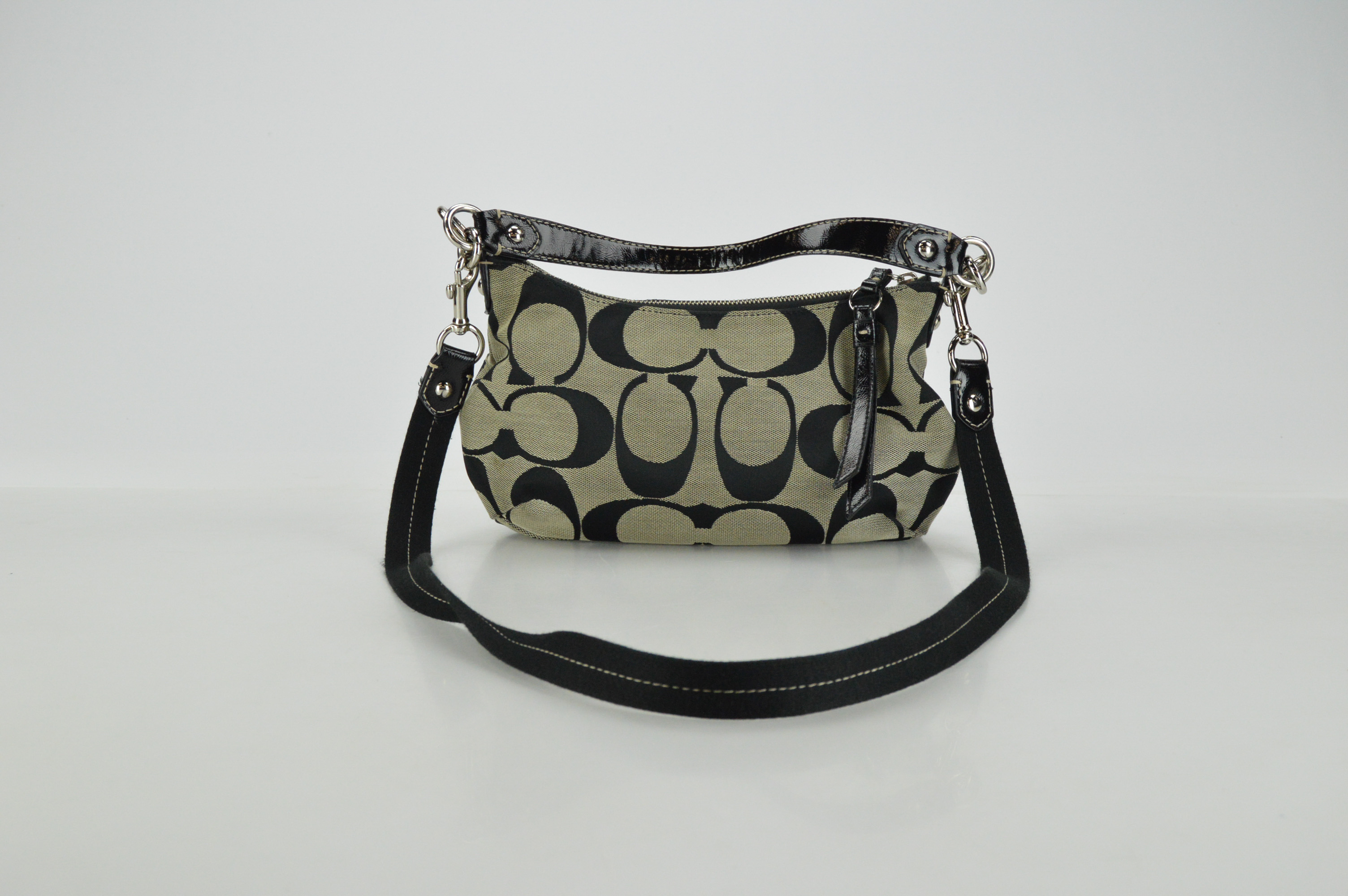 Coach Signature Stripe Demi Bag