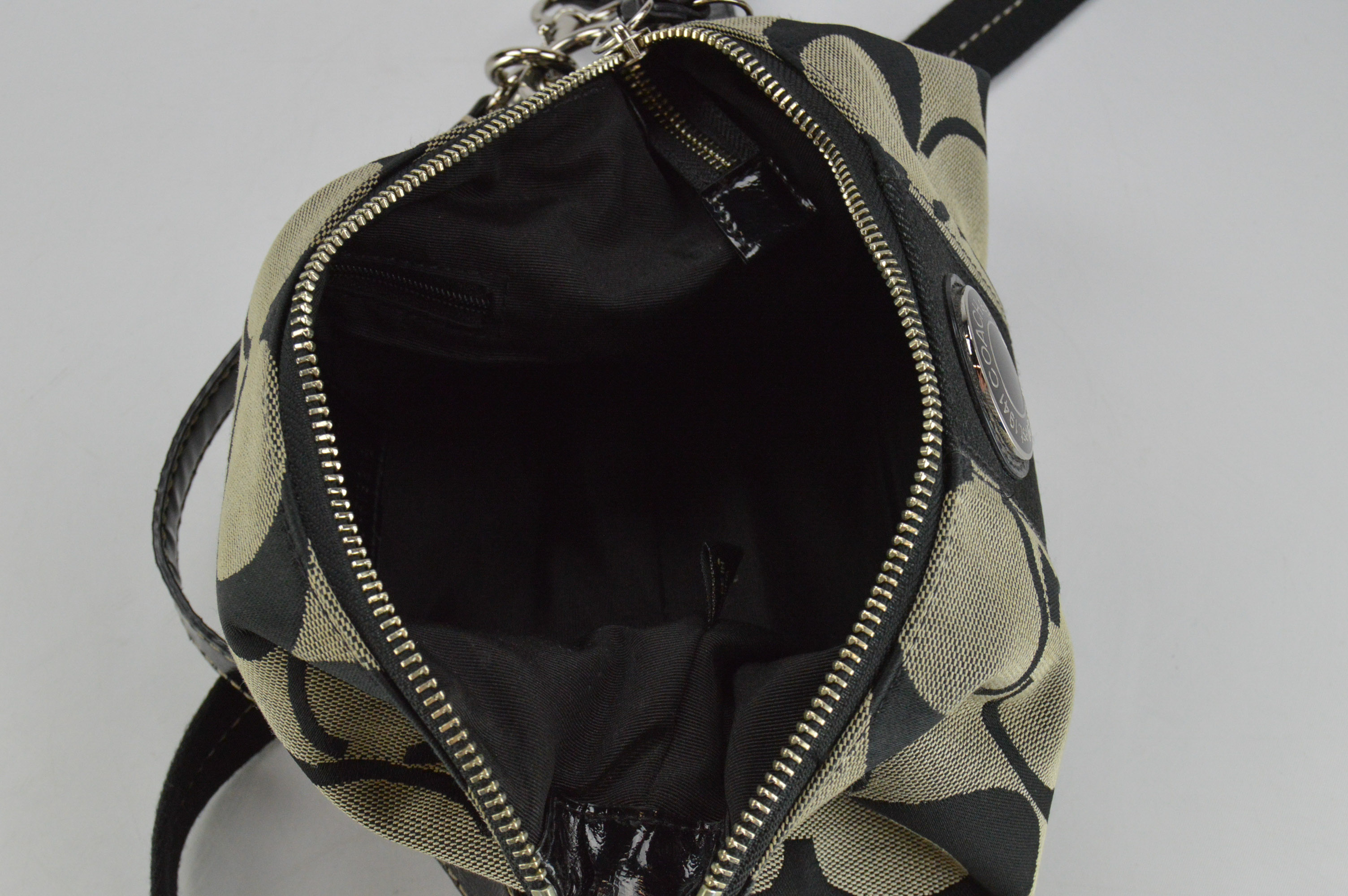 Coach Signature Stripe Demi Bag