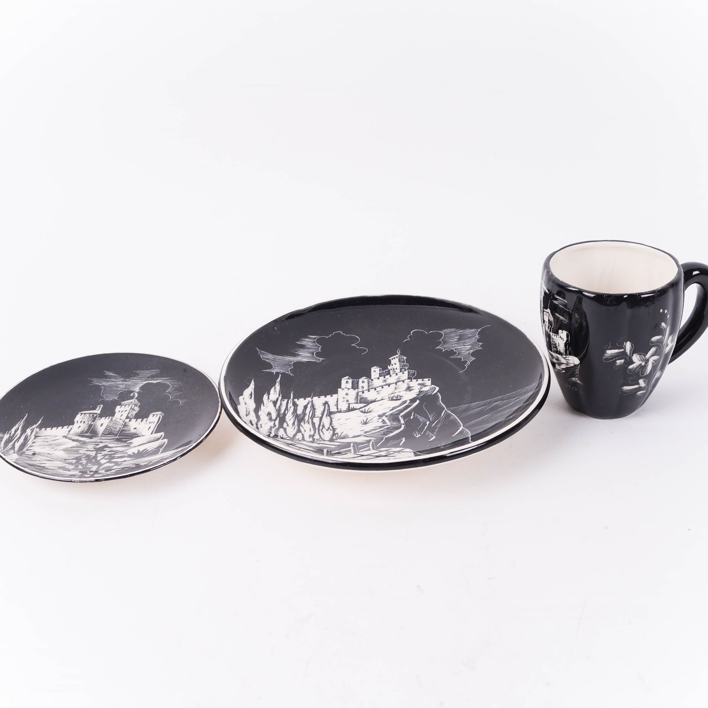 Mid Century San Marino Ceramica Titano Tableware