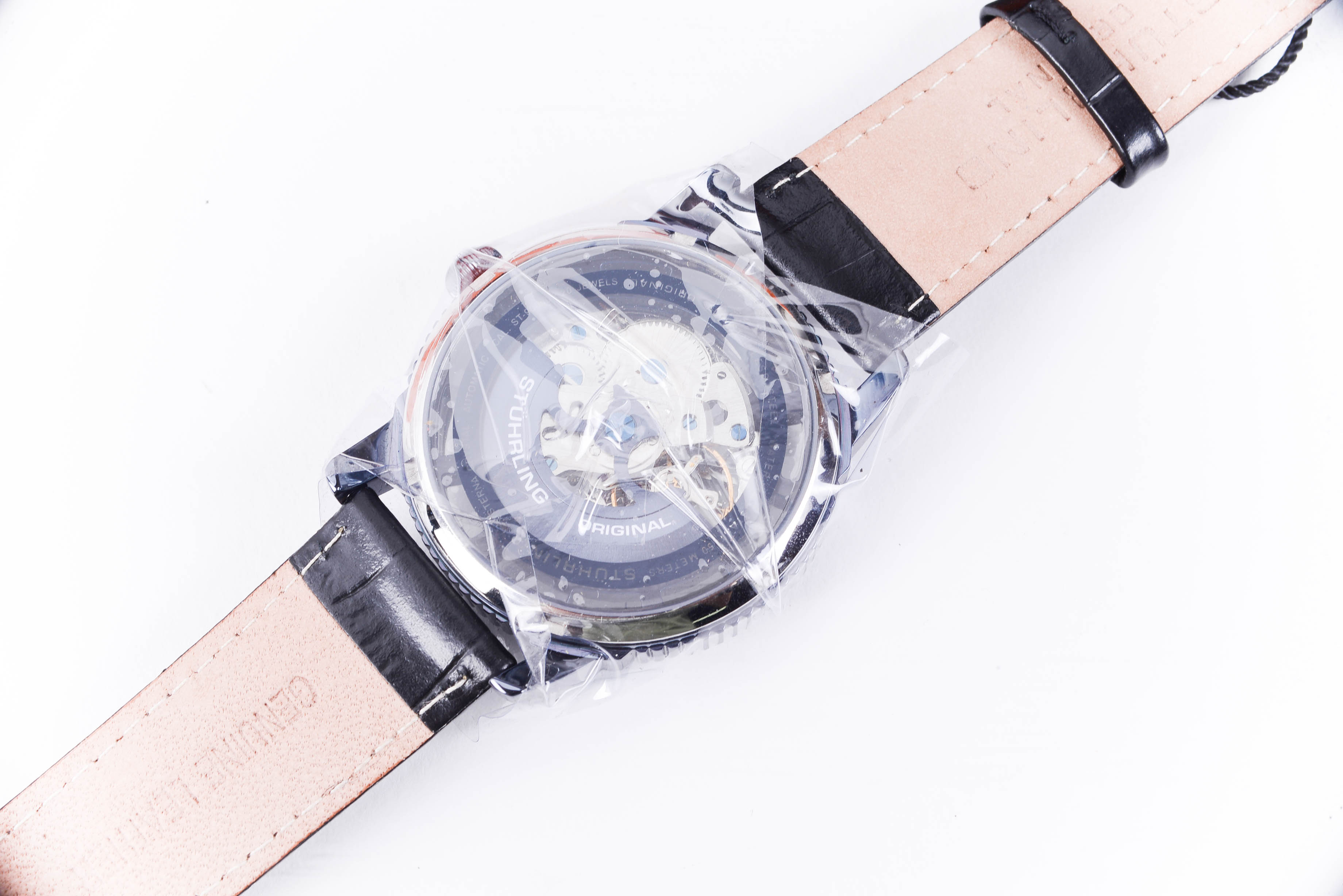 New in Box Stuhrling Original Skeleton Movement Automatic Watch