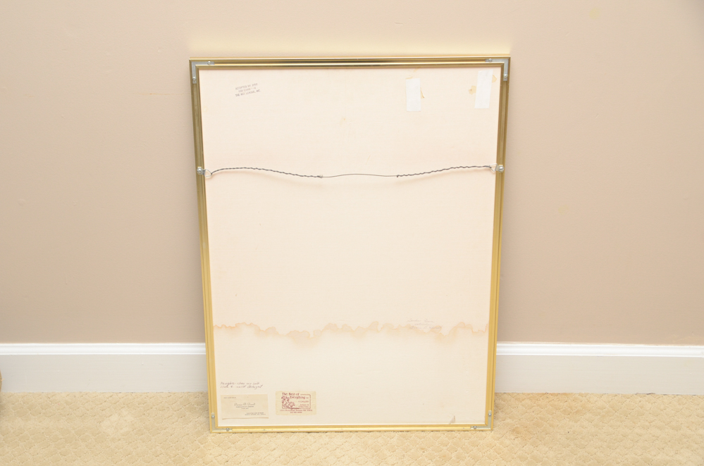 Bernice Duvall "Garden Room" Wax Resist Watercolor