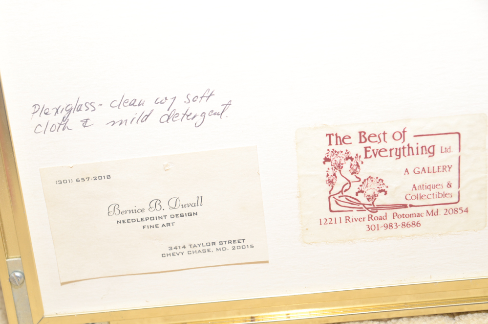 Bernice Duvall "Garden Room" Wax Resist Watercolor