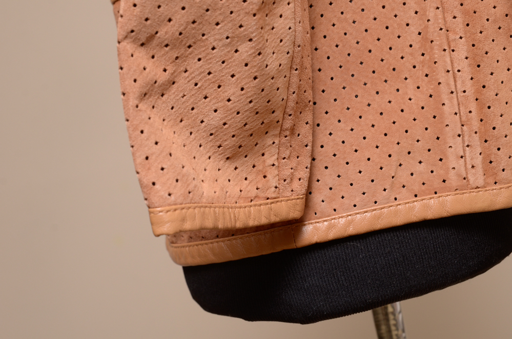 Tory Burch Perforated Suede Jacket, Size 2