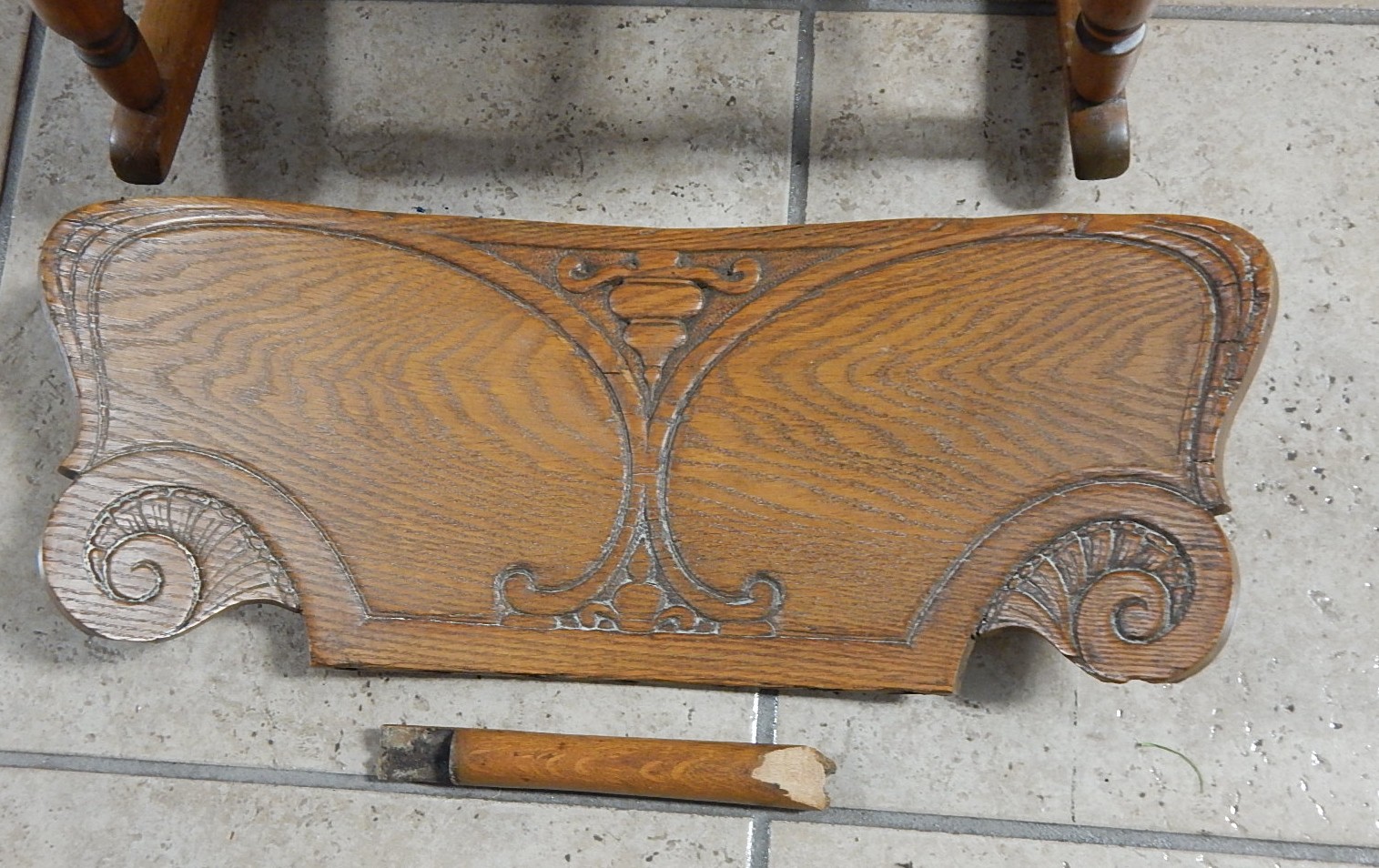 Mid 1800's Oak Rocking Chair - Project