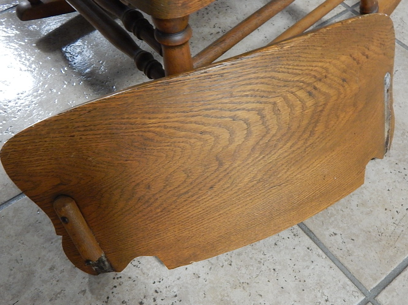 Mid 1800's Oak Rocking Chair - Project