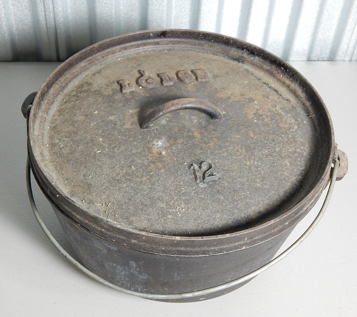 Vintage Lodge Cast Iron Kettle