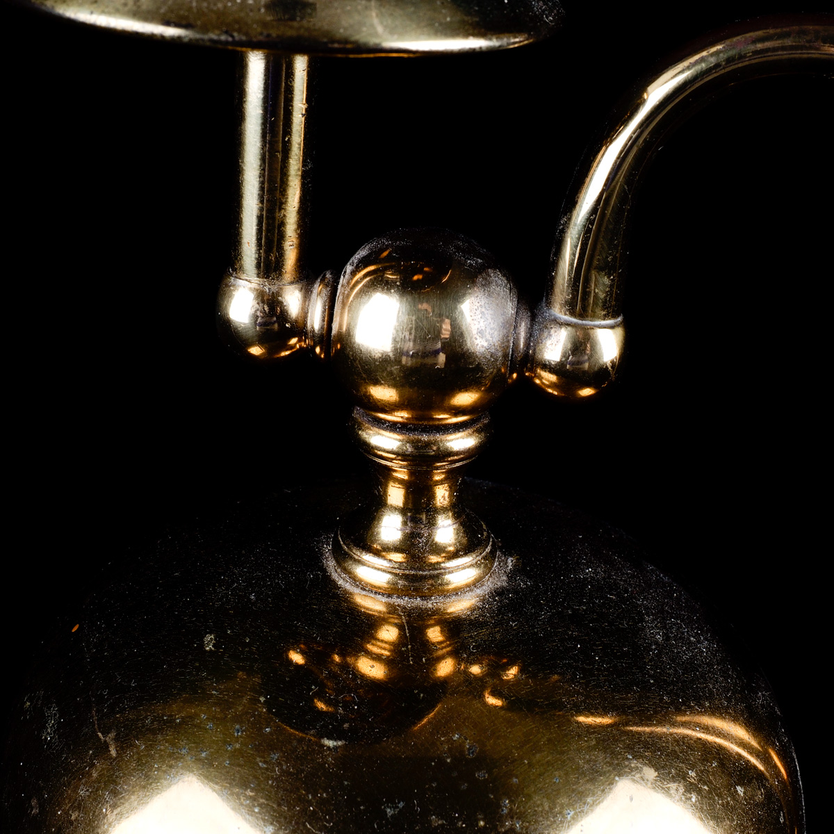 Vintage Brass Converted Walking Lamp