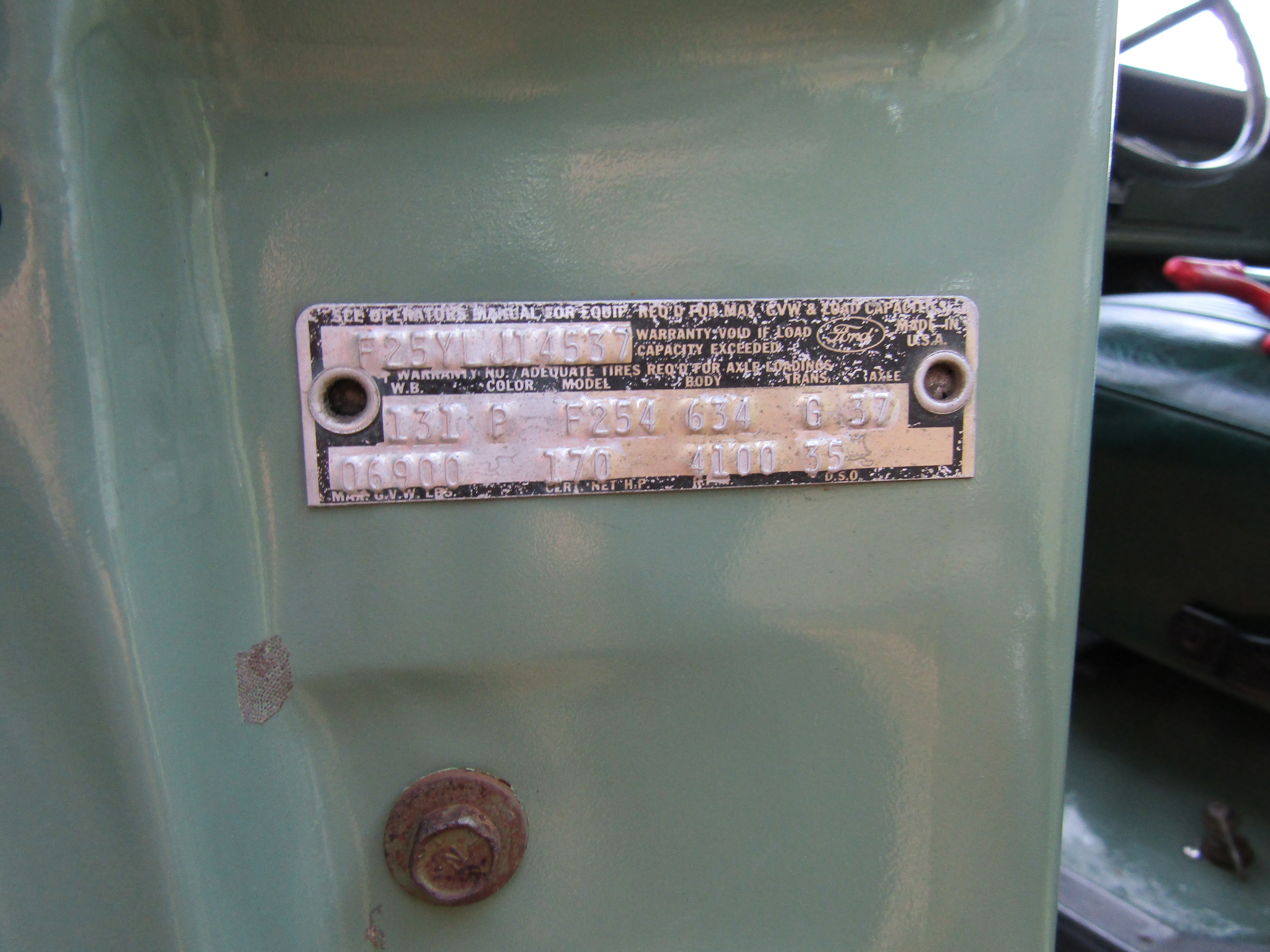 1970 Ford 250 Camper Special