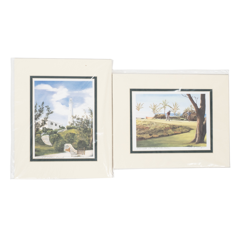 Joan E. Thompson Offset Lithographs