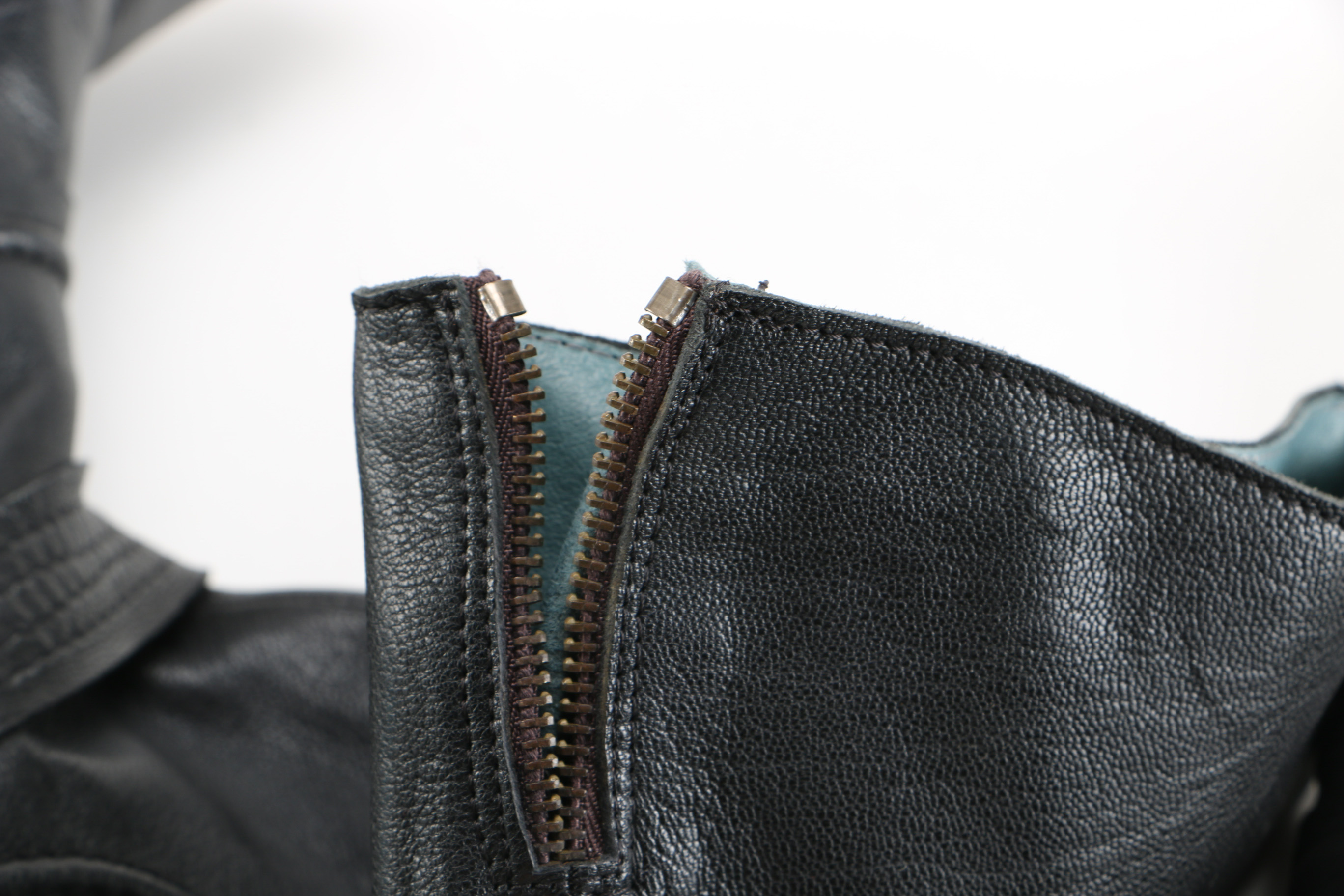 Dick Boons Black faux Leather Boots