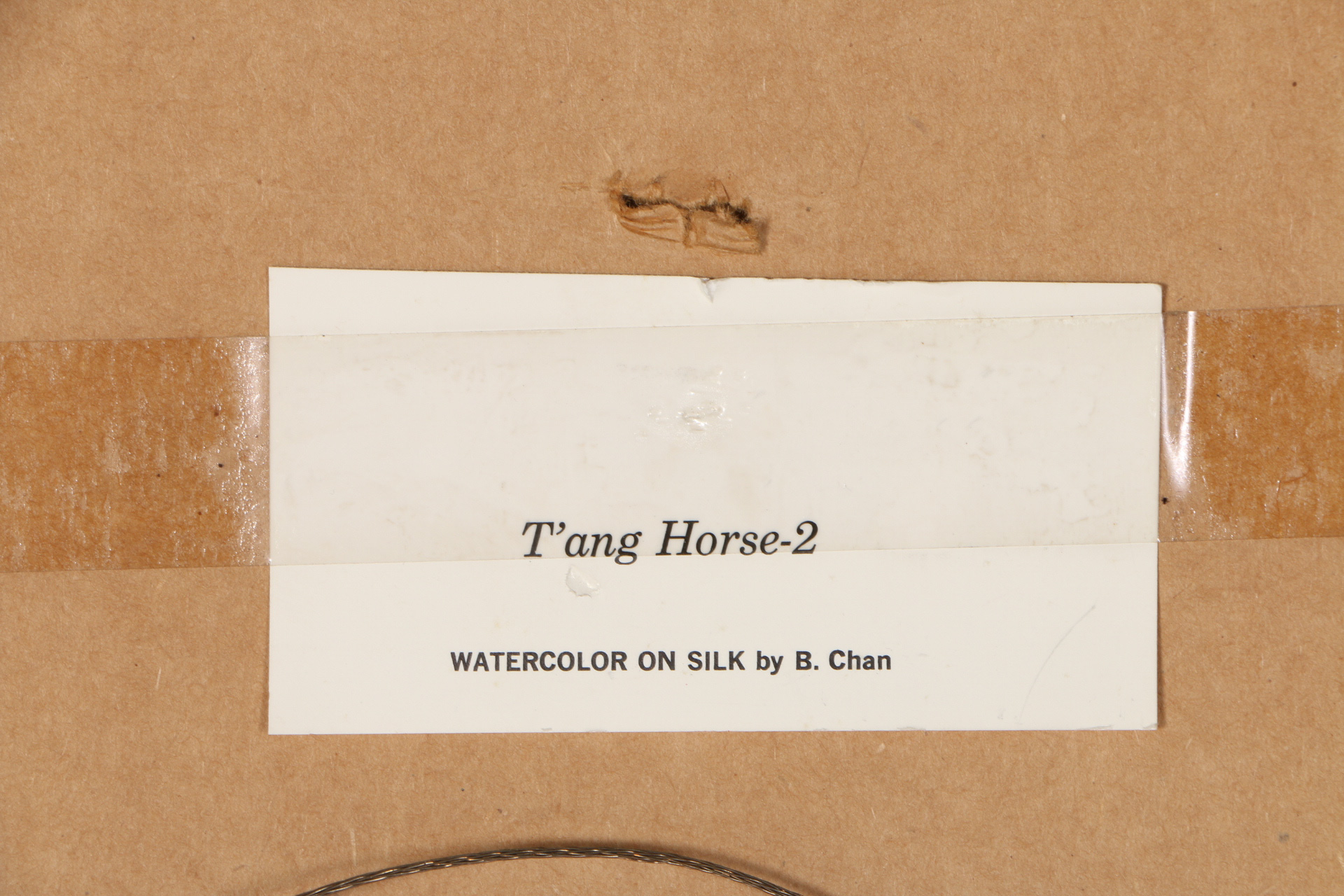 B. Chan Prints on Silk "T'ang Horse" 1 and 2