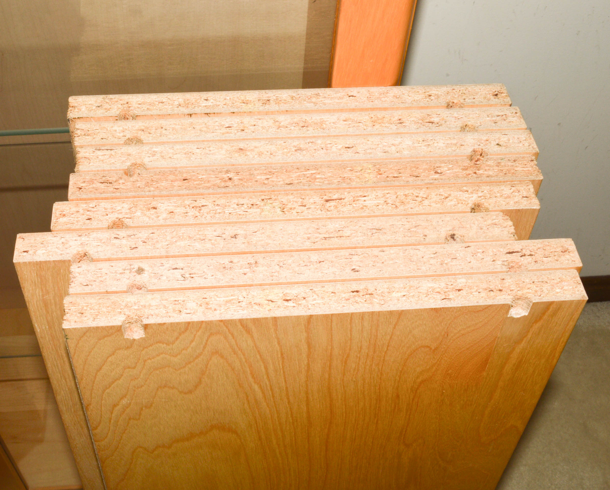 Two IKEA Display Cabinets