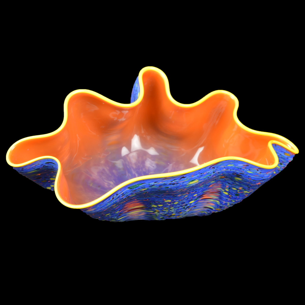 Dale Chihuly Original Art Glass Sculpture "Starlight Seaform Macchia"