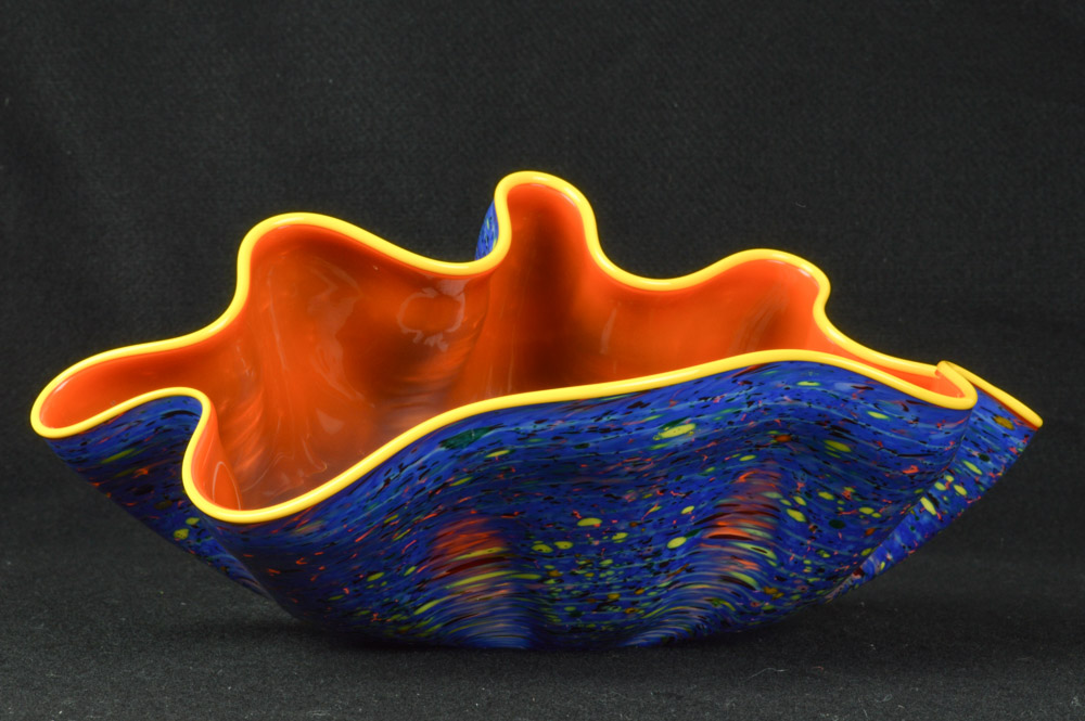 Dale Chihuly Original Art Glass Sculpture "Starlight Seaform Macchia"