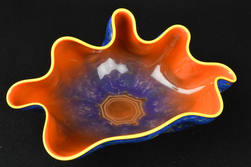 Dale Chihuly Original Art Glass Sculpture "Starlight Seaform Macchia"