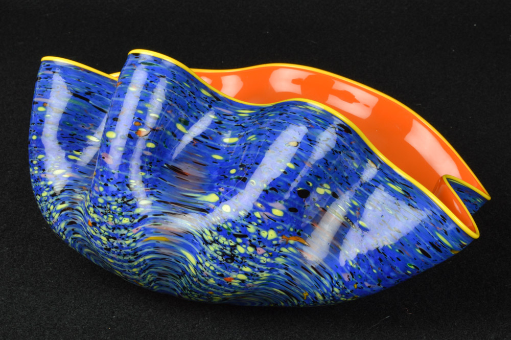 Dale Chihuly Original Art Glass Sculpture "Starlight Seaform Macchia"