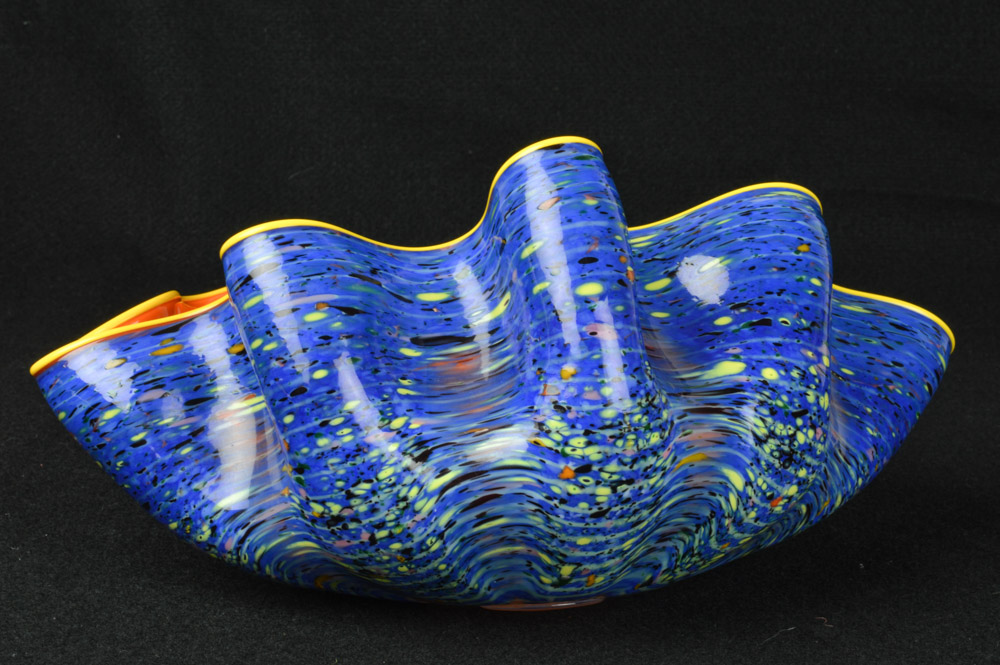 Dale Chihuly Original Art Glass Sculpture "Starlight Seaform Macchia"