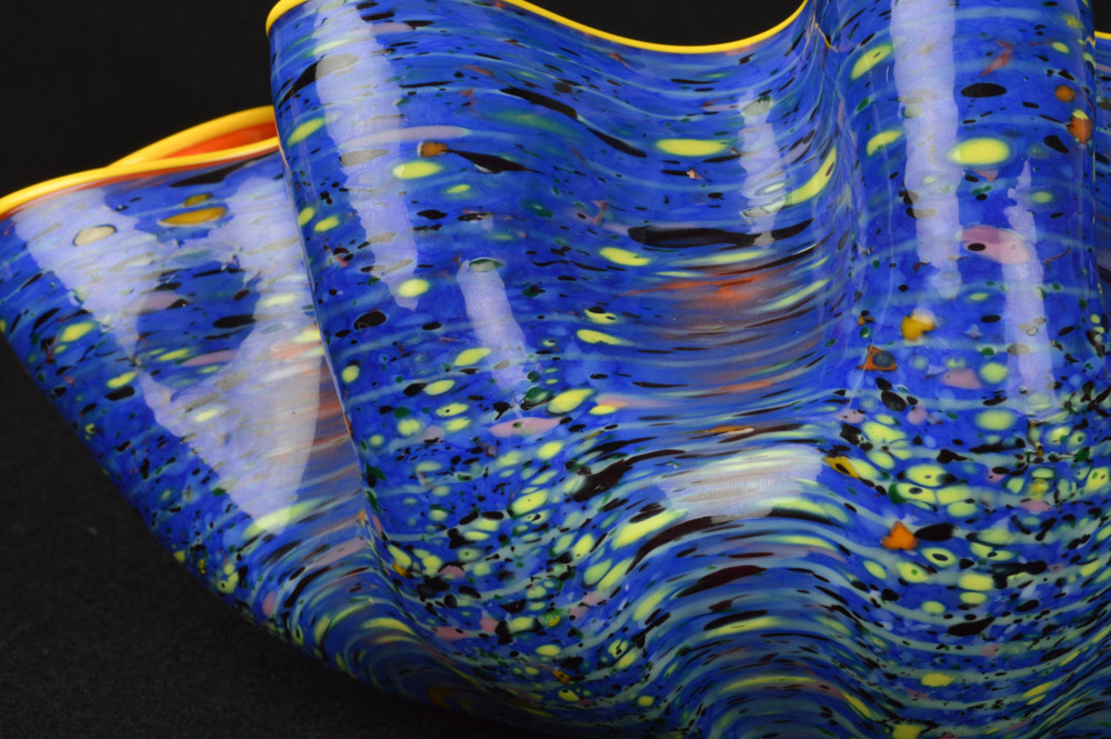 Dale Chihuly Original Art Glass Sculpture "Starlight Seaform Macchia"