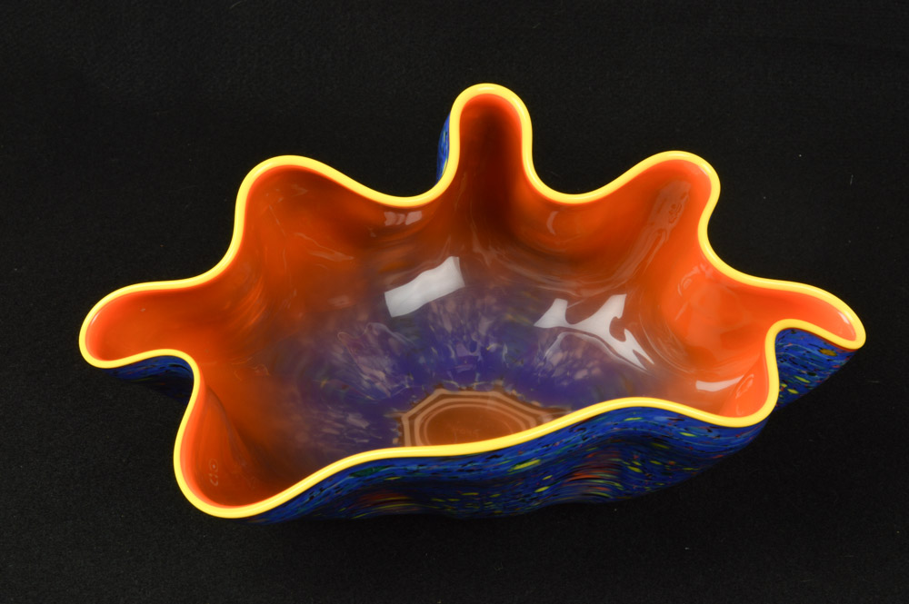 Dale Chihuly Original Art Glass Sculpture "Starlight Seaform Macchia"