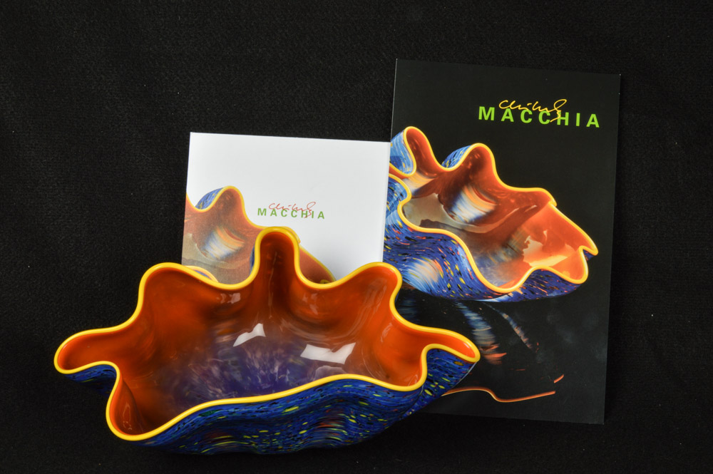 Dale Chihuly Original Art Glass Sculpture "Starlight Seaform Macchia"