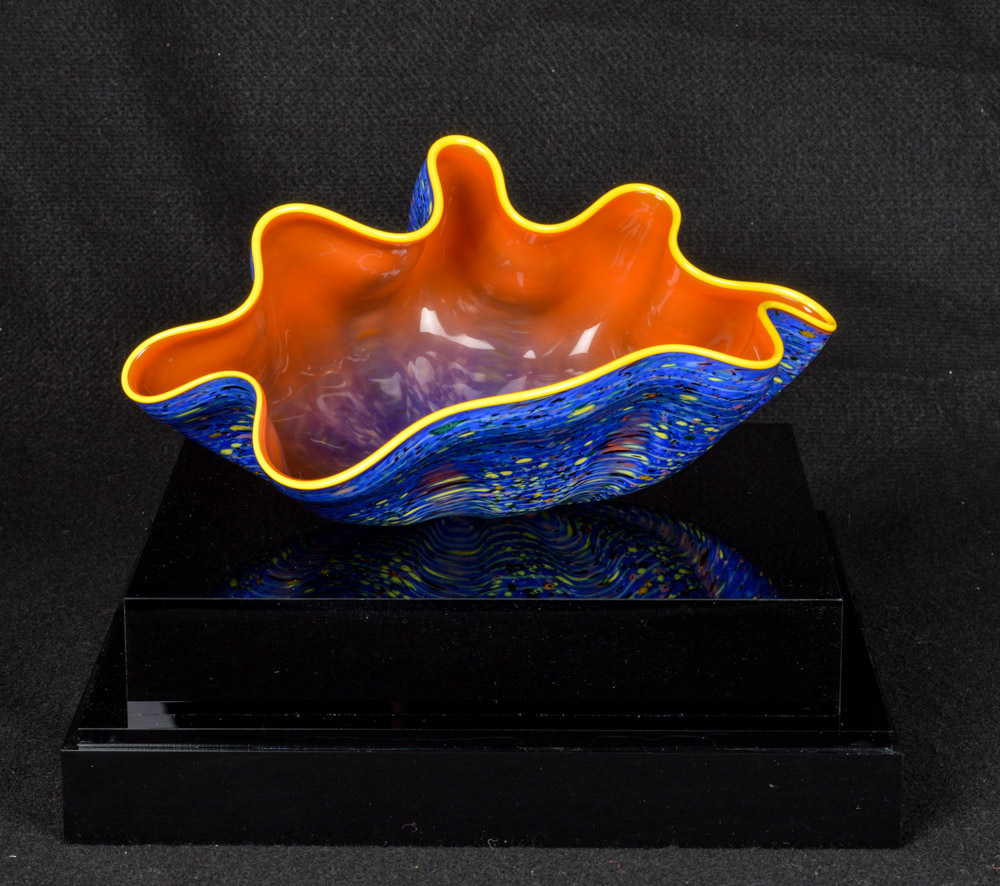 Dale Chihuly Original Art Glass Sculpture "Starlight Seaform Macchia"