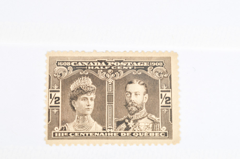 Collection of Canadian Stamps of King George V
