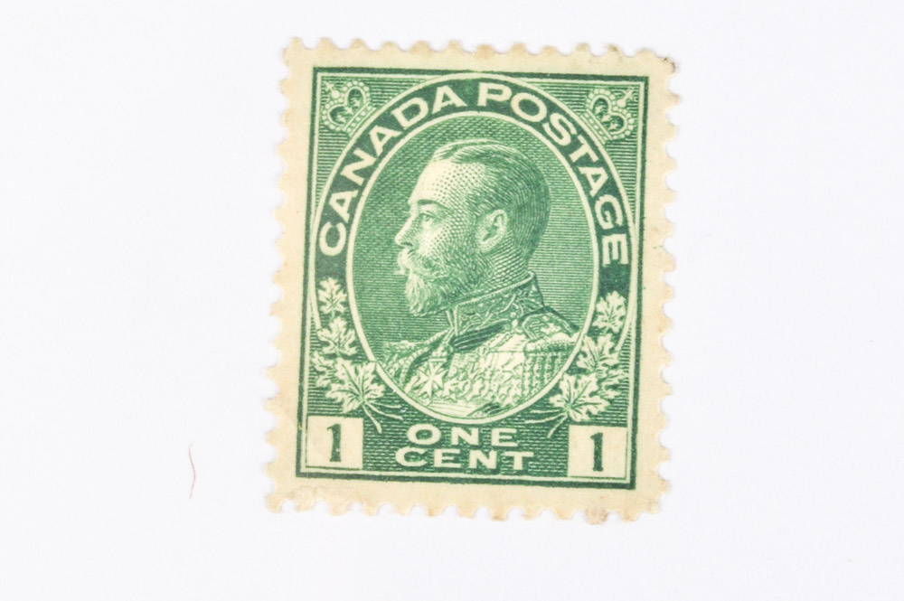 Collection of Canadian Stamps of King George V