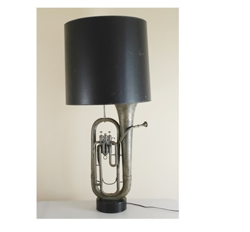 Wurlitzer Alto Horn "Lyric" Table Lamp