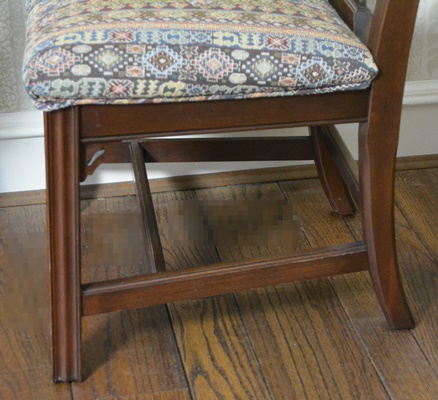 Ethan Allen Chippendale Style Dining Room Chairs