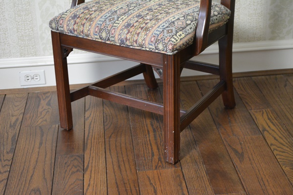 Ethan Allen Chippendale Style Dining Room Chairs