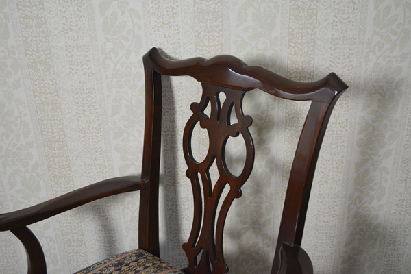 Ethan Allen Chippendale Style Dining Room Chairs