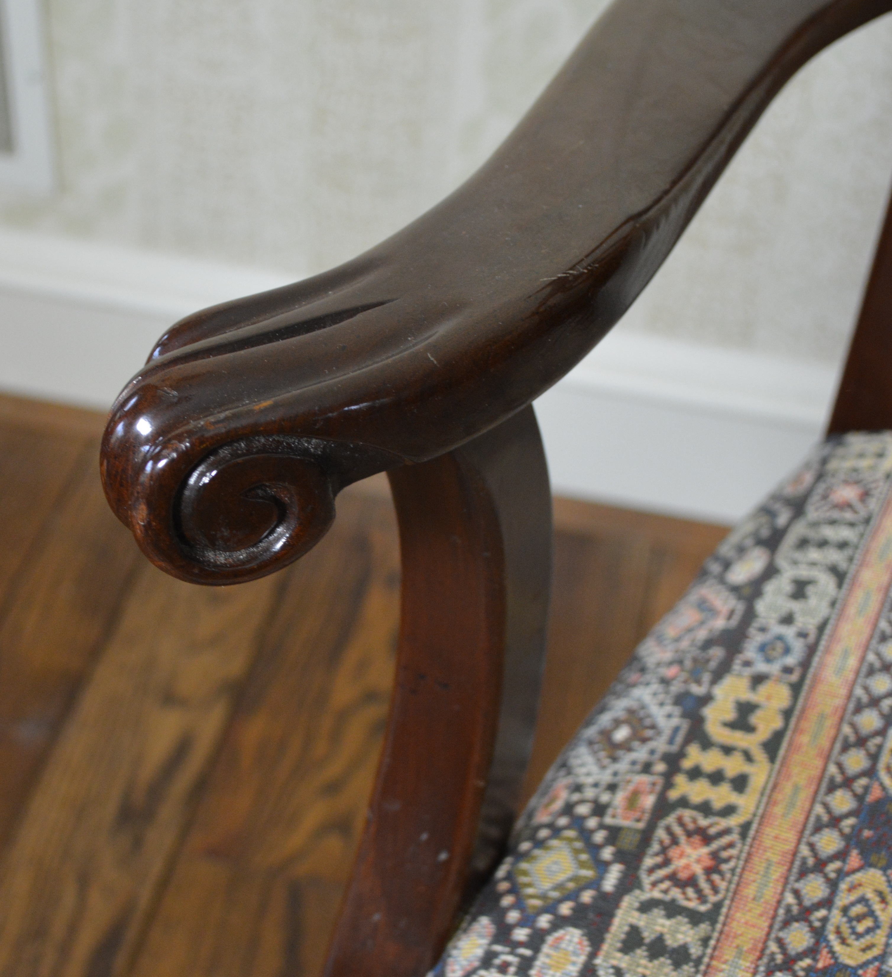 Ethan Allen Chippendale Style Dining Room Chairs