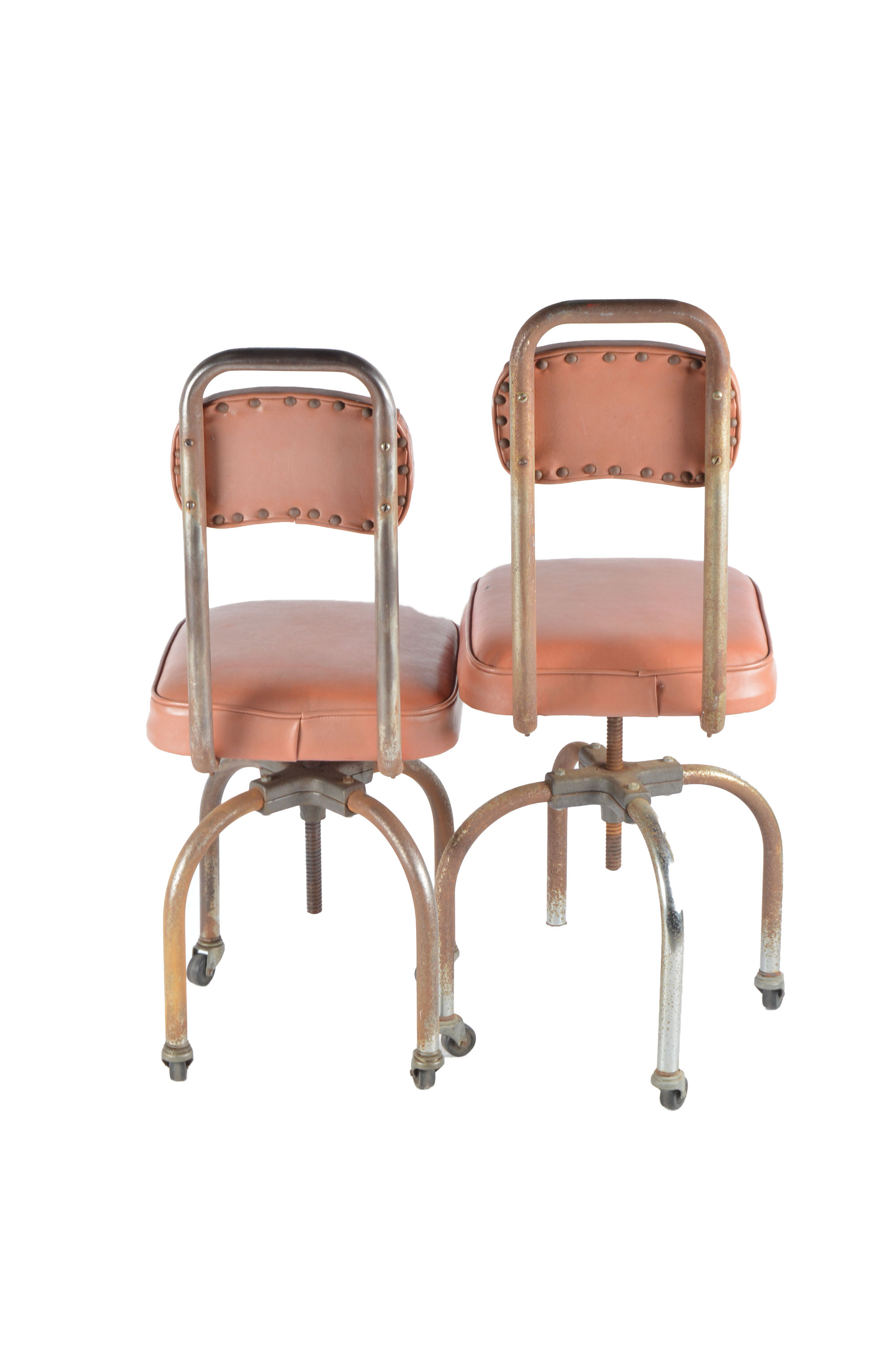 Typing Table and Rolling Office Chairs