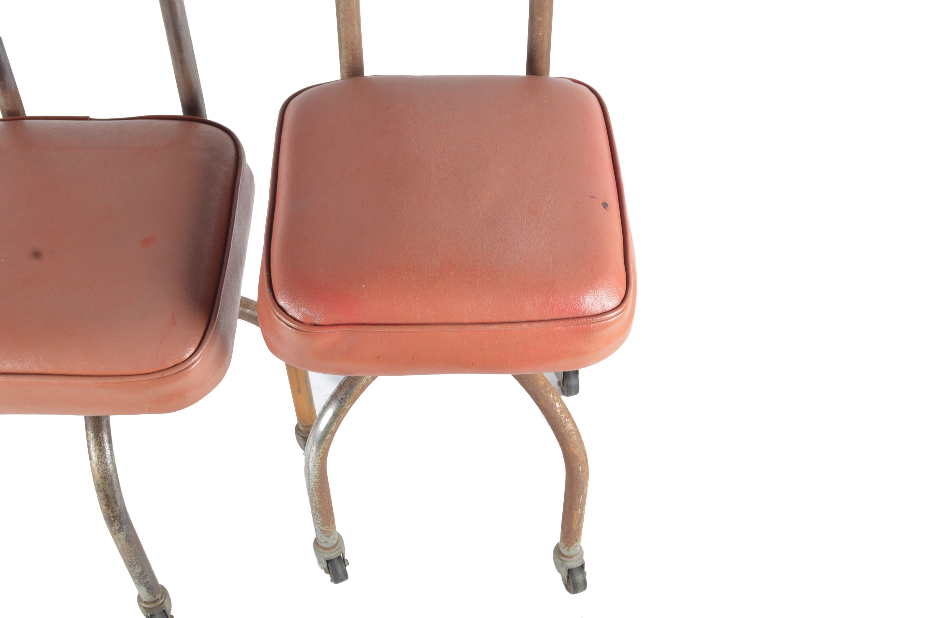 Typing Table and Rolling Office Chairs